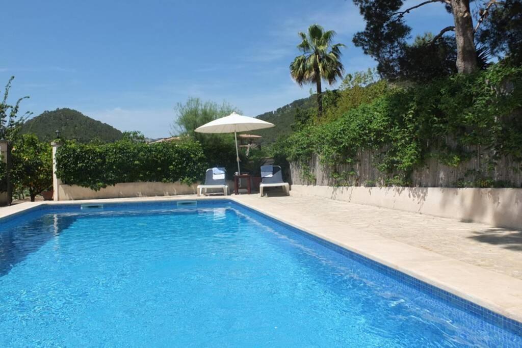 Villa Maria, Bonita Casa Con Jardin Y Piscina Privada En Andratx Exterior photo