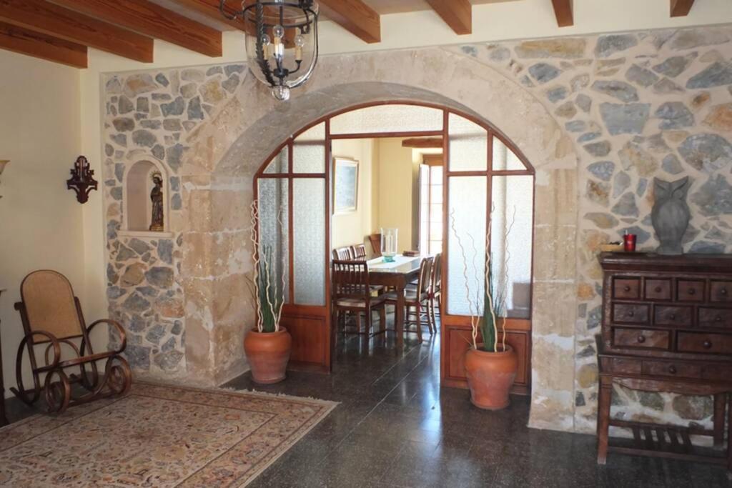 Villa Maria, Bonita Casa Con Jardin Y Piscina Privada En Andratx Exterior photo